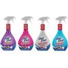 Generico Deo Due Profumatore Sgrassatore, 4 Flaconi da 600 ml Ciascuno, Fragranze Miste (Azzurro, Bianco, Rosa, Viola), 4in1, Profuma, Sgrassa, Igienizza, Lucida