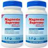 Generico Natural Point Magnesio Supremo Ciliegia 300 grammi (2 confezioni da 150 gr) - riduce stress e stanchezza dovuti dall'affaticamento, senza lattosio, senza glutine, vegano.
