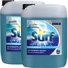 Diversey 2x Surf Professional Detergente Liquido per Macchie Difficili adatto a Capi Bianchi e Colorati Detersivo Lavatrice Delicato sui Tessuti Pro Formula - 2 Taniche da 10L