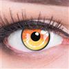 Meralens Lenti a Contatto Colerate 'Anime Arc 2 Yellow' - Cosplay Gialle senza Gradazione - con porta lenti a contatto - ideali per Manga Anime Halloween - Durata 1 Anno - 1 Coppia senza correzione