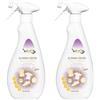Generico Elimina Odori Professional, Spray per Tessuti e Ambienti, 500ml, Formula Testata dall'Università di Torino, Confezione da 2