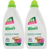 FEI FAN 2x Detersivo Per BUCATO A MANO, Ideale Per Capi Delicati e Baby, Ipoallergenico. Con Tensioattivi Di Origine Vegetale, 20 Lavaggi 750ml