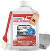 Maxxi Clean | 1x Set Combinato per la Pulizia di Forno e Grill | 500 ml di Gel incluso 1x Pennello e 1x Panno in Microfibra | Pulitore e Sgrassatore extra forte | Per Forno, Piano Cottura e Grill