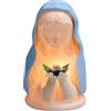 Generico Madre Maria Luce Notturna - Figure Artigianali Per La Preghiera | Lampada Notturna Cattolica,Per Casa Natale Compleanno Camera Dei Bambini Università Stanza Decorazione