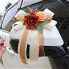 Yurosiay Fiocchi per antenna per matrimonio, decorazione per auto, per matrimonio, decorazione per auto di nozze, fatti a mano, fiocchi per matrimoni, decorazione vintage, decorazione per la schiena,