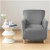 uyeoco Copripoltrona 1 Posto con Braccioli Relax Reclinabile Universale Copri Poltrona Elasticizzato Lavabile Rimovibile Fodera per Poltrona Poltroncine Relax Copertura per Poltrona Elettrica Reclinabile ( C