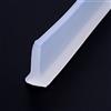 Dazzleex Barriera per Stanza Bagnata, Tappo per Doccia in Silicone di Gomma, Striscia Trasparente per Bagno 1m