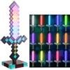 Kayuneed Craft - Spada laser ricaricabile a 15 colori, spada laser per bambini, con base rimovibile, 2 in 1, luci a LED per bambini, regali, cosplay, camera e decorazione per feste