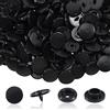 TOAOB THE ONE AND ONLY BABY TOAOB 500 Insiemi Bottoni a Pressione Automatici T5 12mm Neri Plastica per Cucito Creativo Fai da Te Scrapbooking