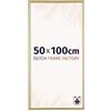 Dutch Frame Factory - Cornice 50x100 cm - Oro - Cornice per foto in Plastica con vetro plastico Antiriflesso - Cornice portafoto 50x100 cm - Angers