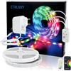ETRLNXY WiFi Striscia LED 30 Metri, RGB Smart Strisce LED con Telecomando, tuya App Controllato, Sincronizza con la Musica, Funziona con Alexa Google Assistant, Luci LED Colorate per Casa,Cucina,Bar