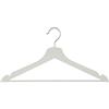 Ikea - Gruccia in legno Boomerang, 8 grucce appendiabiti in legno massiccio, colore: Bianco