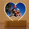 Rainsar Luce Notturna Personalizzata con Foto, Lampada da Notte Plaque Personalizzata d'amore, Regali Personalizzati per San Valentino-Idee Regalo per Lui e per Lei