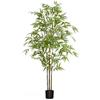 MAIA SHOP Bambù artificiale 180 cm Minimal, pianta finta da interno iperrealistica, albero decorativo elegante per arredare casa ufficio e hotel