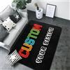 LZXSXZ Tappeto personalizzato, tappeto personalizzato per la tua area, tappeto personalizzato lavabile, super morbido per soggiorno, tappeti in flanella con foto per camera da letto, ufficio - 90 × 60CM