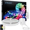 ETRLNXY Alexa Striscia LED 20 Metri, WiFi RGB Smart Strisce LED 20M con Telecomando, tuya App Controllato, Sincronizza con la Musica, Funziona con Alexa Google Assistant, Luci LED Colorate per Casa,Cucina,Bar