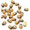 YIEUR 200 Mini Decorazioni per Api in Legno Autoadesive - Per Baby Shower, Costume Fai Da Te, Scrapbooking, Ciondolo Da Parete, Cappello Decorativo