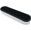 TopHomer Porta pennelli da trucco da scrivania, in silicone, organizer per strumenti da cucito, per forbici, pittura, penne, pennarelli cosmetici (21 cm, nero)
