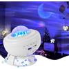 Aourow proiettore Stelle Soffitto, Lampada a LED con Lettore Musicale Bluetooth e 8 Animazioni Realistiche Della luce Nordica, Proiettore a Stelle per Bambini/adulti, Camera da Letto, Regalo di Compleanno