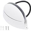 ViaGasaFamido Luce Murale LED Semicircolare 10W 180°, Illuminazione Moderna senza Sfarfallio per Corridoio, Soggiorno e Esterni, AC85-265V, Luce Calda
