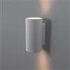 B·LED BARCELONA LED BARCELONA LED Applique da Parete Gesso Bianco GU10 Trabis Up Down, Lampada da Parete Piccola Moderna Stile Nordico Verniciabile, Illuminazione Interna Soggiorno Camera Hotel