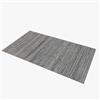 Comart - Tappeto Cucina Bamboo - 50x280 cm - Fondo Antiscivolo - Lavabile - Bambù Naturale Trattato - Resistente agli Schizzi - Passatoia Multiuso - Effetto Legno Opaco - Sbiancato - Washed Grigio