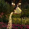 CECOMBINE Annaffiatoio Solare Luci Decorative con Gancio per Pastore, Lampade Solari da Giardino All'Aperto Impermeabile per Giardino/Cortile/Terrazza