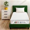 DOLCI SOGNI Topper 100% Memory Foam 80x190 cm - Effetto Rinfrescante - 100% Made in Italy, Certificato OEKO-TEX® & CertiPUR™, Spessore 5 cm, Fodera con trattamento Cooler Rinfrescante