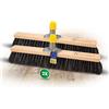 Novaliv 2 scopini con setole in crine di cavallo da 50 cm, misto, con setole morbide, scopa per polvere fine, scopa per grandi spazi, scopa da cortile