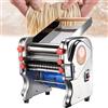 TDSYOCG Tirapasta Elettrico Professionale Commerciale, Elettrica Macchina Per Pasta Fresca Sfogliatrice In Acciaio Inox, Macchina per Fare Pasta Larga e Sottile, Ideale per Pizza, Pane e Pasta Sfoglia