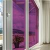 Dimexact Pellicola Solare Autoadesiva Colorata Trasparente per Vetri e Finestre, Viola, Larghezza 1,52 m, in Rotolo