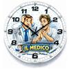 Regalami.shop Orologio da Parete 25 cm con Mestieri Divertenti, medico - Idea Regalo Originale e Simpatica - Finitura di Alta Qualità - Confezione Elegante Scatola Regalo (cm 25 medico)