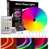 LearnLyrics a LED LED con telecomando, colore flessibile e mutevole | Illuminazione adesiva a, decorazione ambientale, striscia di accentuazione per camera da, soffitto, muro, TV, interno