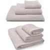 GX GARGIX Set Asciugamani Bagno Hotel B&B 3 Pezzi - Telo Doccia, Viso e Ospite Alta Assorbenza (TRAM-6)