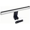 Norbe LED Lampada da Specchio Nero 5W | Luce Bianca Neutra Specchio Bagno | Specchio Armadio | Luce Trucco per Bagno | Lunghezza 30 cm | 615 Lm | 6000K | 5W