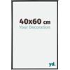 yd. Your Decoration - Cornice 40x60 cm - Nero Opaco - Decorativa Parete in Plastica con Vetro in acryl - Antiriflesso - 40x60 Cornice - Evry