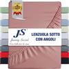 Jenny Sesal Lenzuolo con Angoli Singolo Cotone Rosa | Durevole