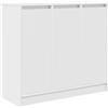 vidaXL Credenza Bianca 85x34x76 cm in Legno Multistrato, armadietto, credenza, Armadio da corridoio, Buffet, Armadio da Cucina, Armadio da Soggiorno