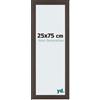 yd. Cornice 25x75 cm Quercia Scura - Cornice in MDF Mura | Your Decoration, Vetro acrilico antiriflesso, Montaggio a parete, Adatta per foto, poster o puzzle, Made in Holland
