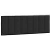 vidaXL Cuscino Testiera Hanko Nero 140 cm in Velluto