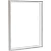 Bildershop-24 Cornice per giunti ombreggiati Lamia, 70 x 100 cm, bianco grigio anticato, Kit di autoassemblaggio fai da te