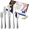 Villeroy & Boch Oscar Posate da Tavola per 6 Persone, 30 Pezzi, Acciaio Inox