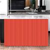 Odot Tende per Mobili da Cucina, Tinta Unita Tenda Corta Autoadesiva per Mobile Sottolavello Cucina - Antipolvere e Privacy - per Decorazione Armadietto (Rosso 1,140x100cm)