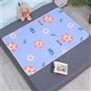 Hearda 2 Pezzi Traversine Lavabili per Incontinenza Adulti Anziani Neonato Bambini Cani, Riutilizzabili Coprimaterasso Impermeabile Assorbente Protezioni Materasso Foglio (Fiori,120x150cm)