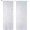 GBiancheria Tenda a Pannello Ricamata Giulia Set 2 Pannelli 60x150 o 60x240 cm Cuori Bianchi o Grigi Semitrasparente Elegante per Finestre e Portefinestre Facile da Appendere (Grigio, 60x150 cm)