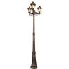 Qazqa new haven - Lanterna Classico - 3 luce - Ø 530 mm - Oro/Ottone - Design I Rustico - Illuminazione esterna