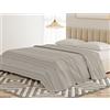 BANZAII TEXTILE INNOVATOR ONLINE Banzaii Telo Copriletto Multiuso 210x250 cm, Copridivano Universale, Telo Arredo per Letto e Divano, Copritutto Resistente Irene Beige