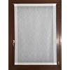 CATTANI TESSUTI Tende tendine a pannello a vetro per finestra e porta su misura larghezza da 30 a 120 tessuti bianco effetto lino lunghezza personalizzata art.sonia (30x135 cm)