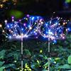 Mixtooltoys 2PCS Luci ad Energia Solare 120 LED Stringa della Lampada dei Fuochi D'artificio Impermeabile Luce del Paesaggio del Giardino per Natale Arredamento per Esterni Sentiero Prato Cortile