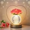 Maimeili Tulip LED lampada da tavolo ricaricabile senza fili Touch dimming farfalla artificiale orchidea girasole lampada da letto illuminare segno regali romantici per camera da letto donne mamma